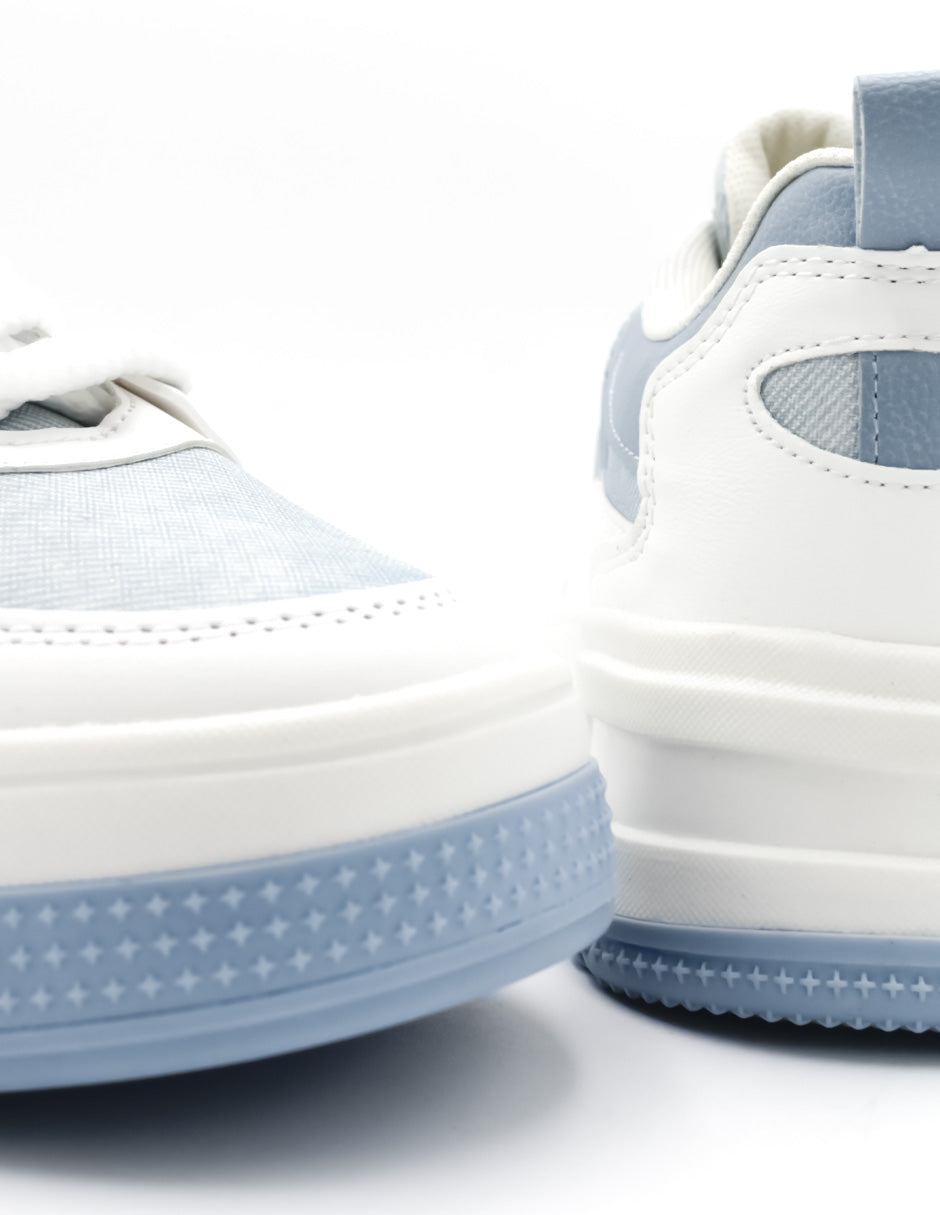 Tenis con Cordones  STAR en TEXTIL color Azul