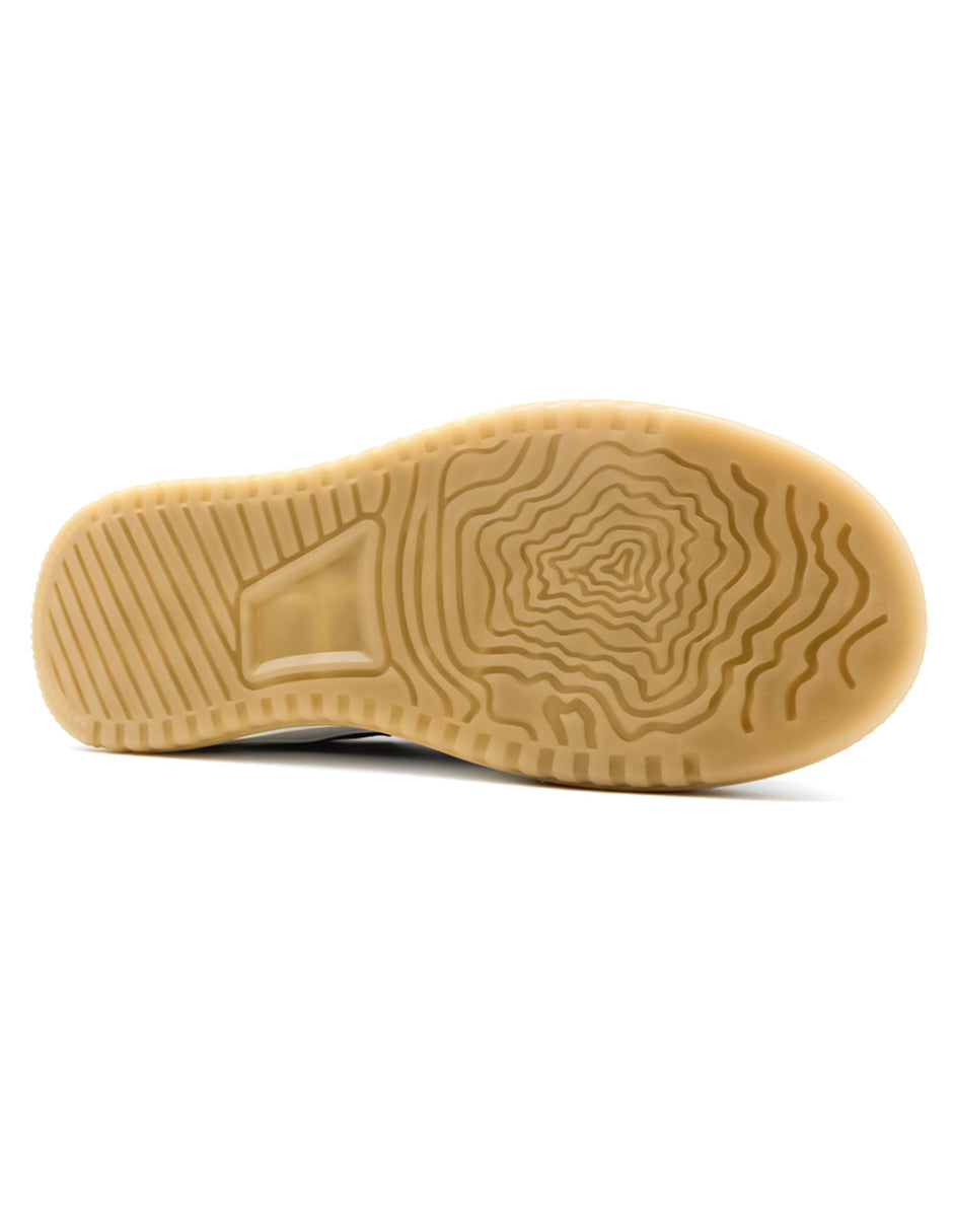 Tenis con Cordones  STAR en Piel Vegana  - Negro