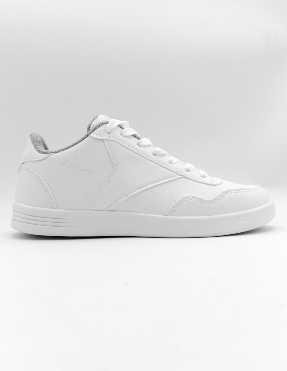 Tenis con cordones Agle en Piel vegana - Blanco