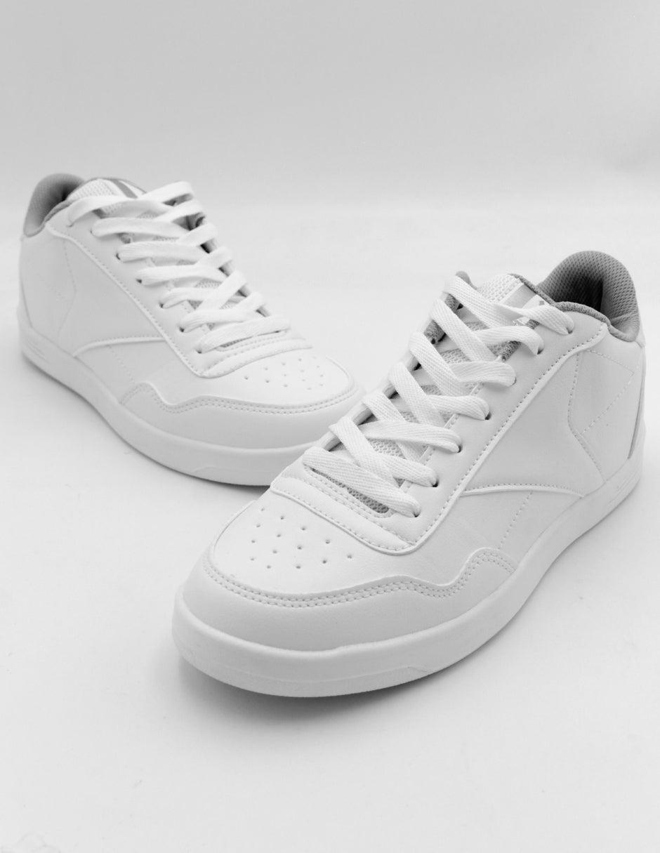 Tenis con cordones Agle en Piel vegana - Blanco