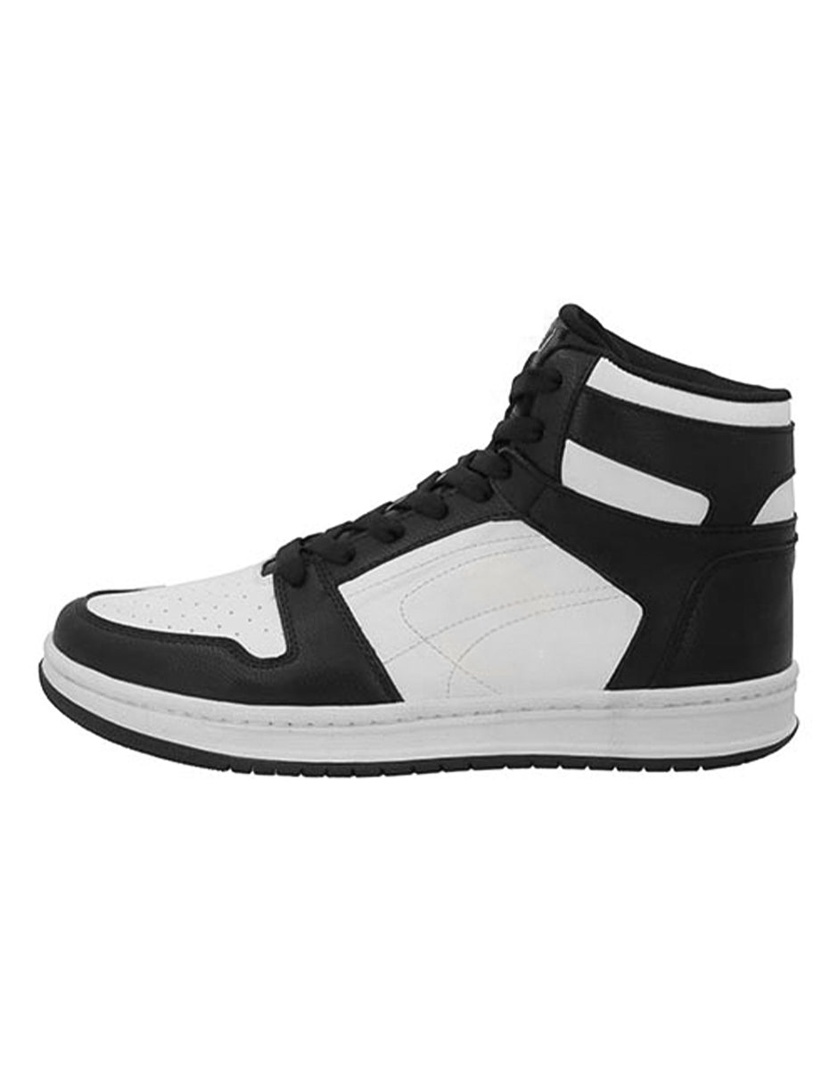 Tenis botín Sneaky en Piel vegana - Blanco