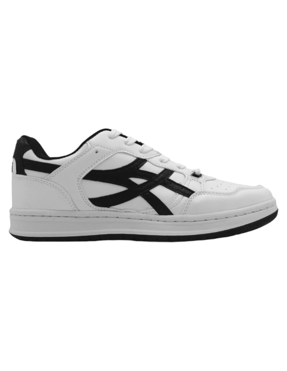 Tenis con cordones RRG en Piel vegana - Blanco