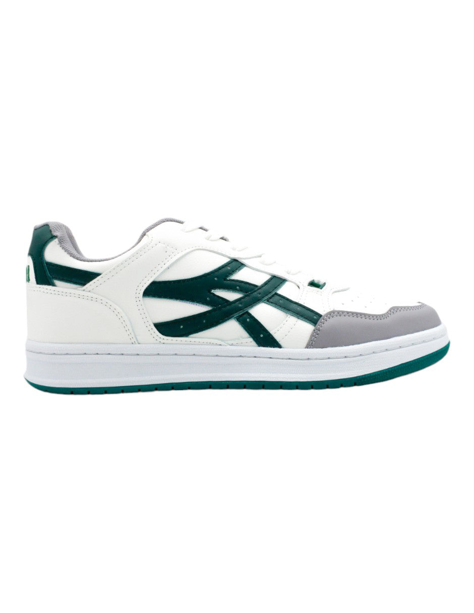 Tenis con cordones RRG en Piel vegana - Blanco