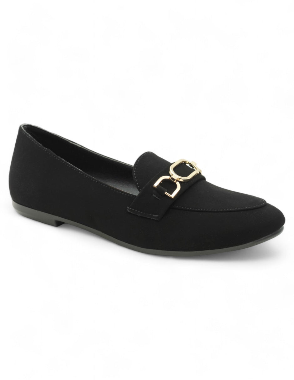 Mocasines Exterior Gamuza sintética Color Negro Para Mujer De RBCOLLECTION