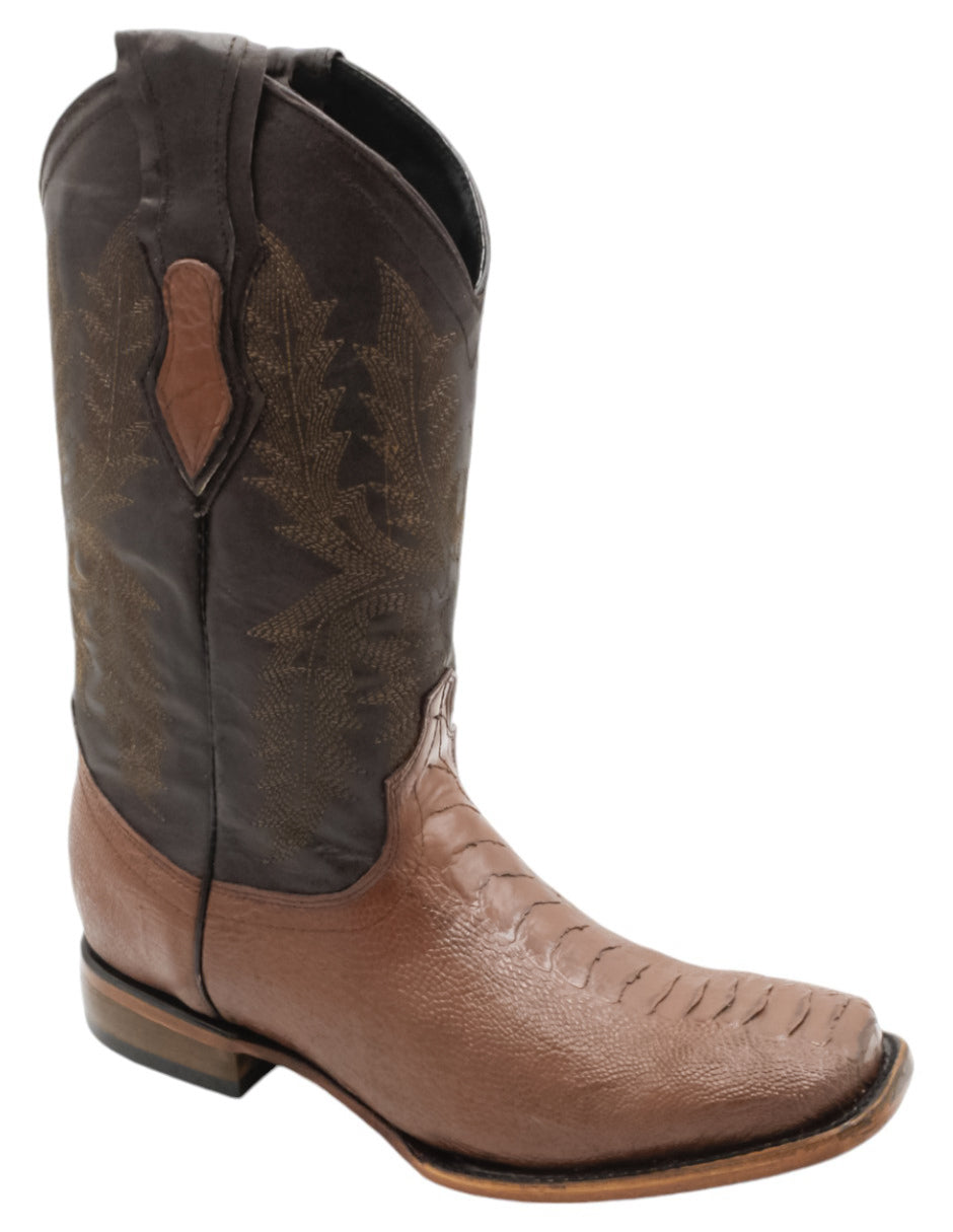 Botas tipo western Exterior Piel Color Café Para Hombre De RBCOLLECTION