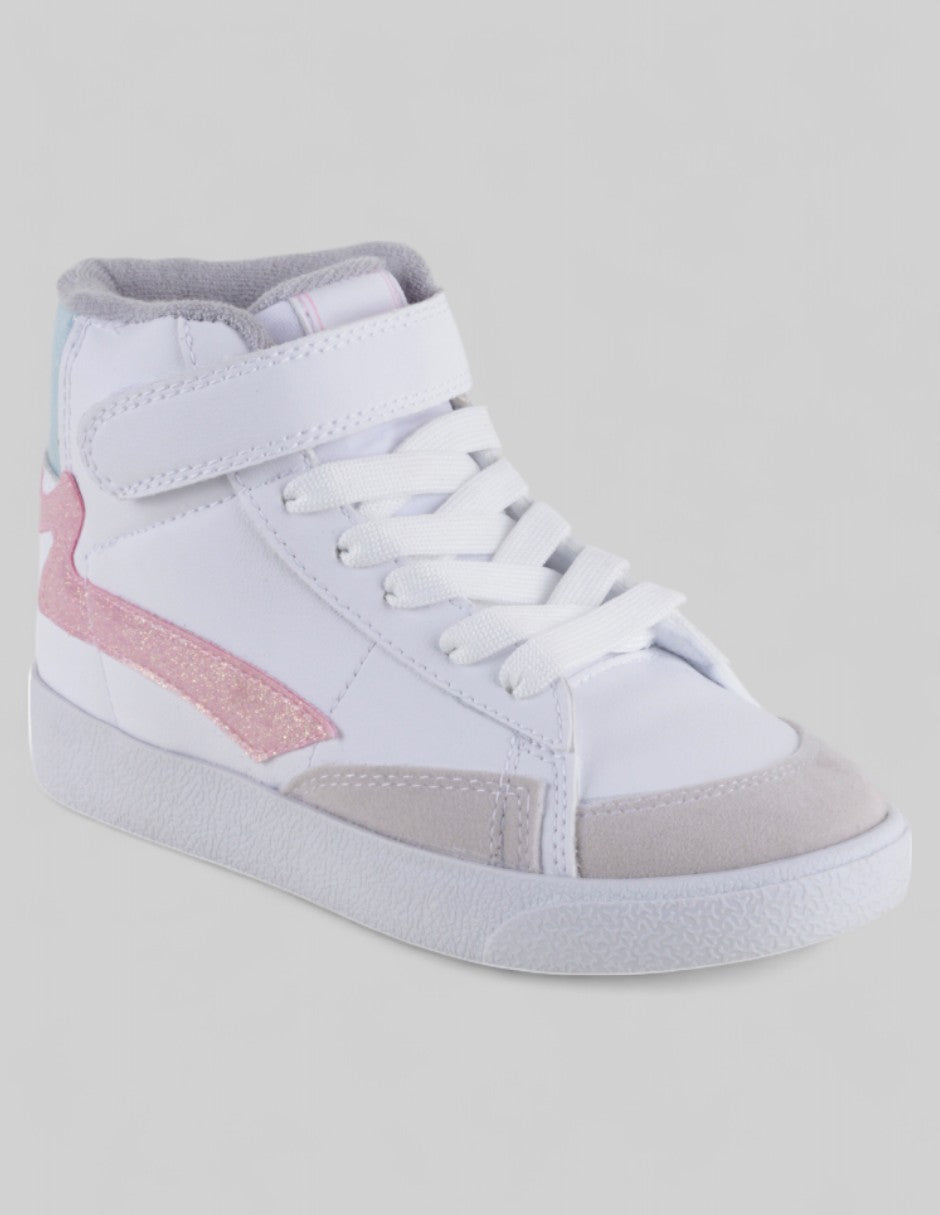 Tenis Exterior Sintético Color Blancos Para Niña De RBCOLLECTION