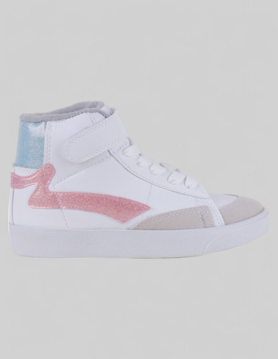 Tenis Kids en Sintético – Blanco