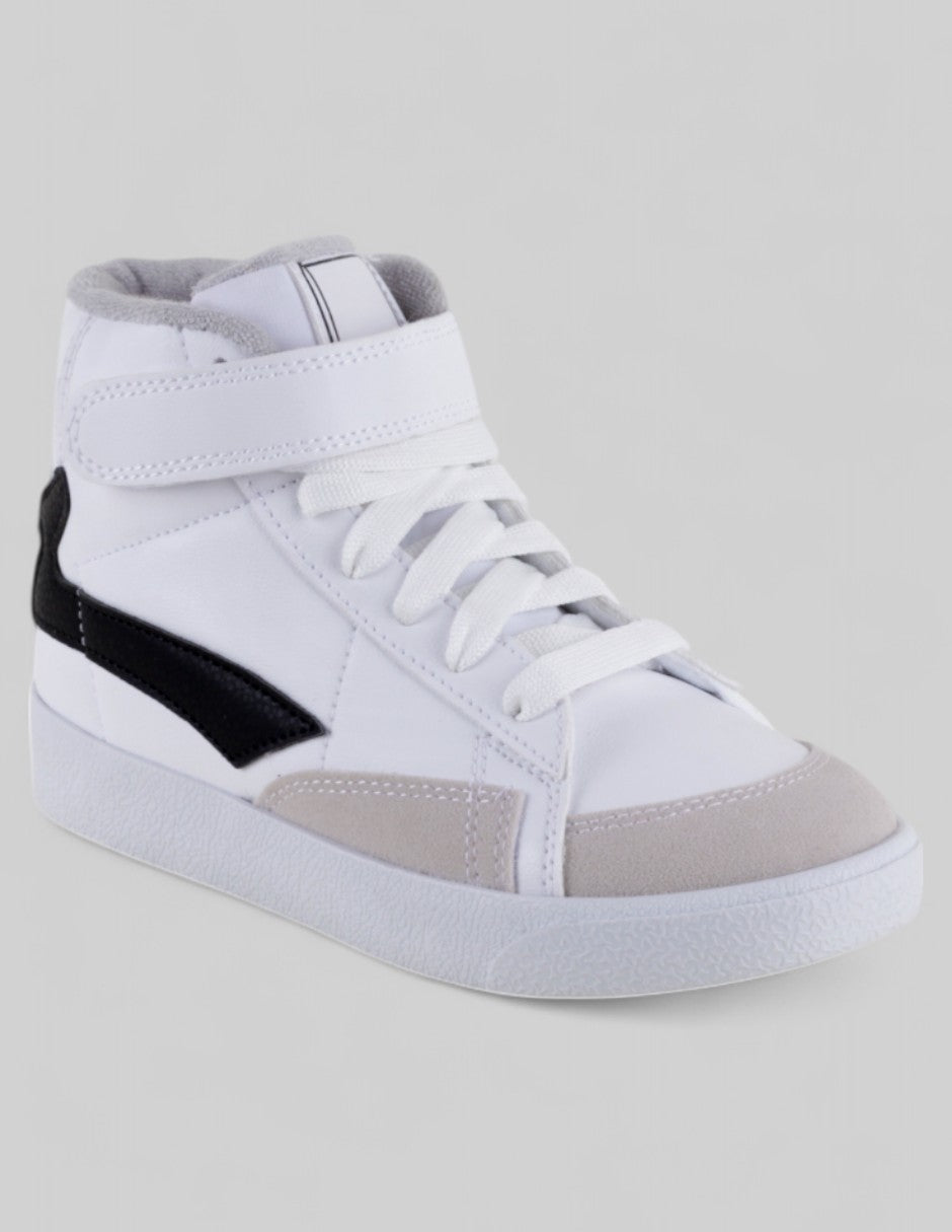 Tenis Exterior Sintético Color Blancos Para Niño De RBCOLLECTION