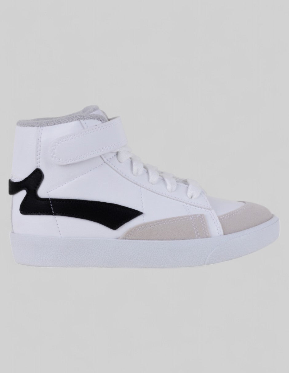 Tenis Kids en Sintético – Blanco