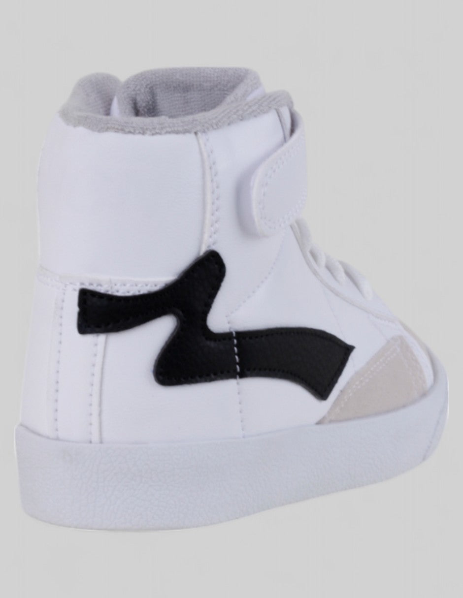 Tenis Kids en Sintético – Blanco