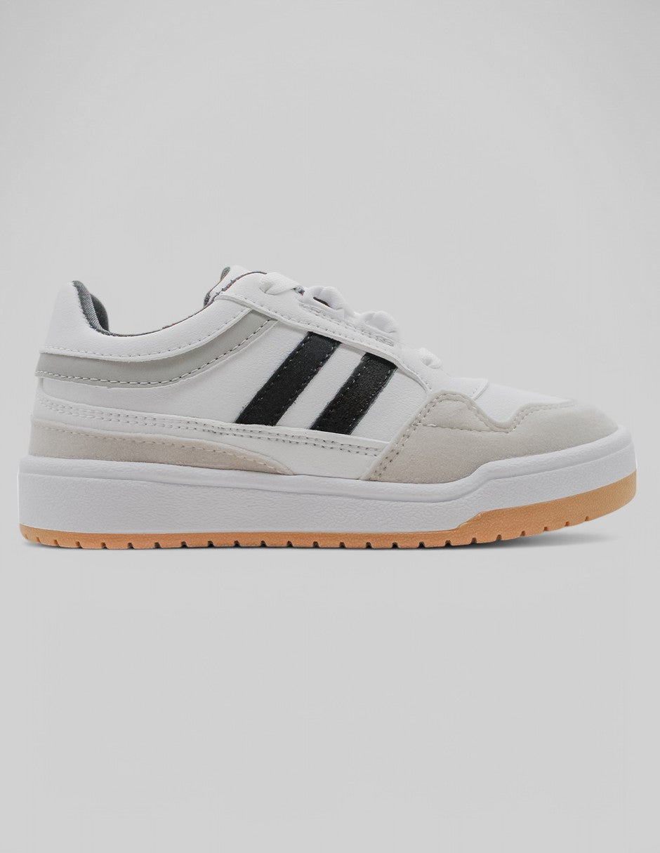 Tenis Kids en Piel vegana – Blanco