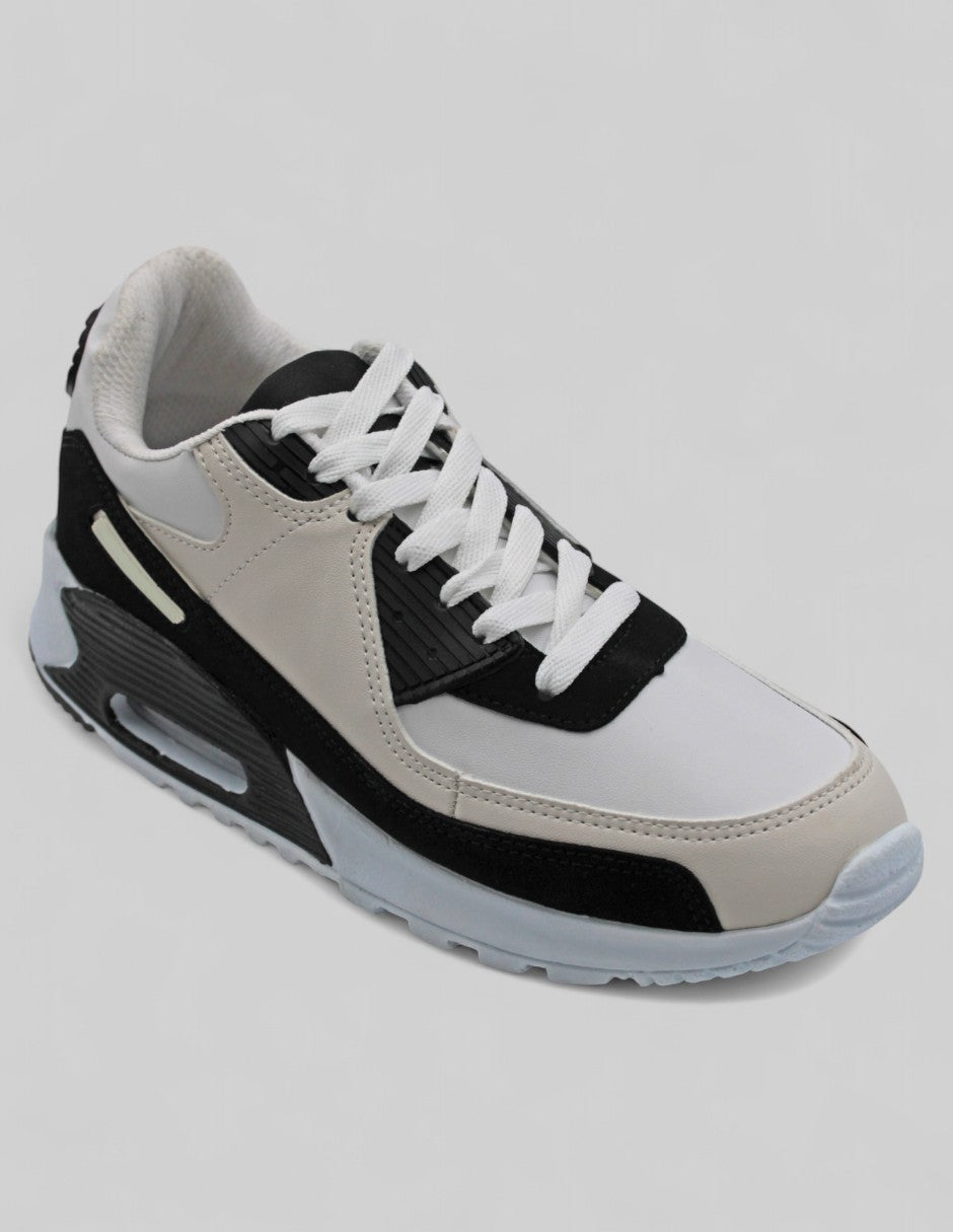 Tenis tipo deportivo  Higline Piel vegana - Blanco