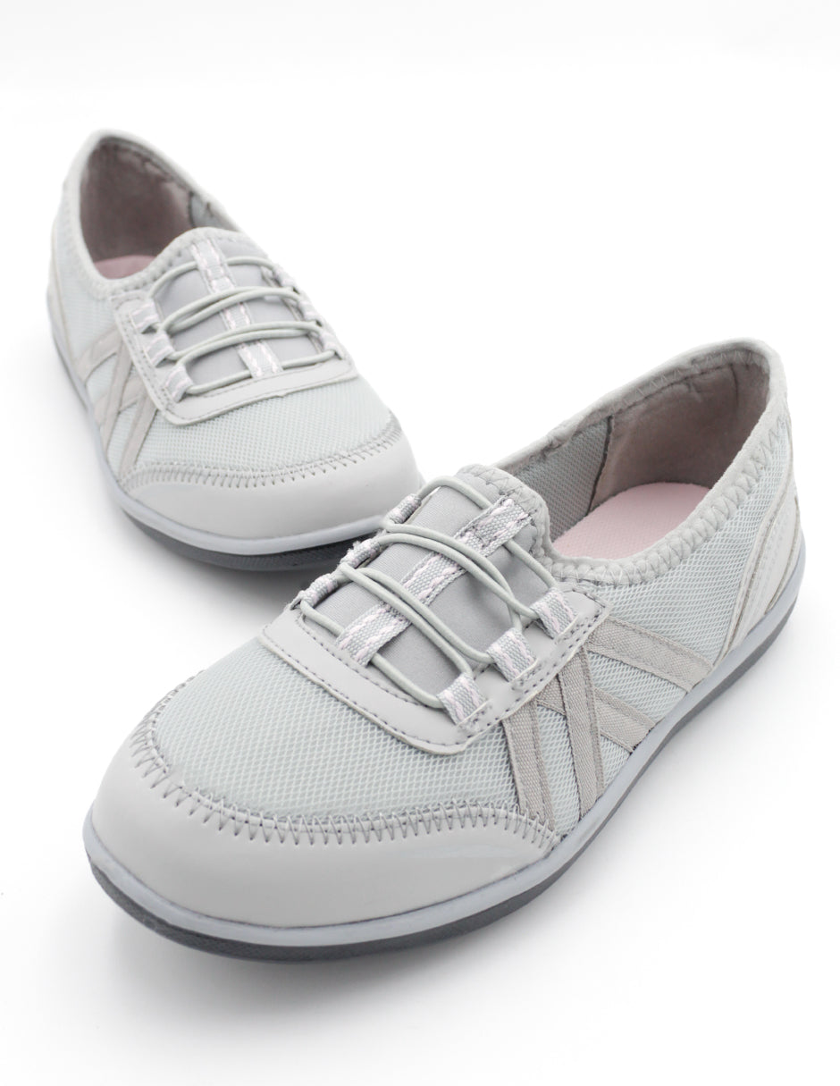 Zapatos de confort High Line en Textil - Gris
