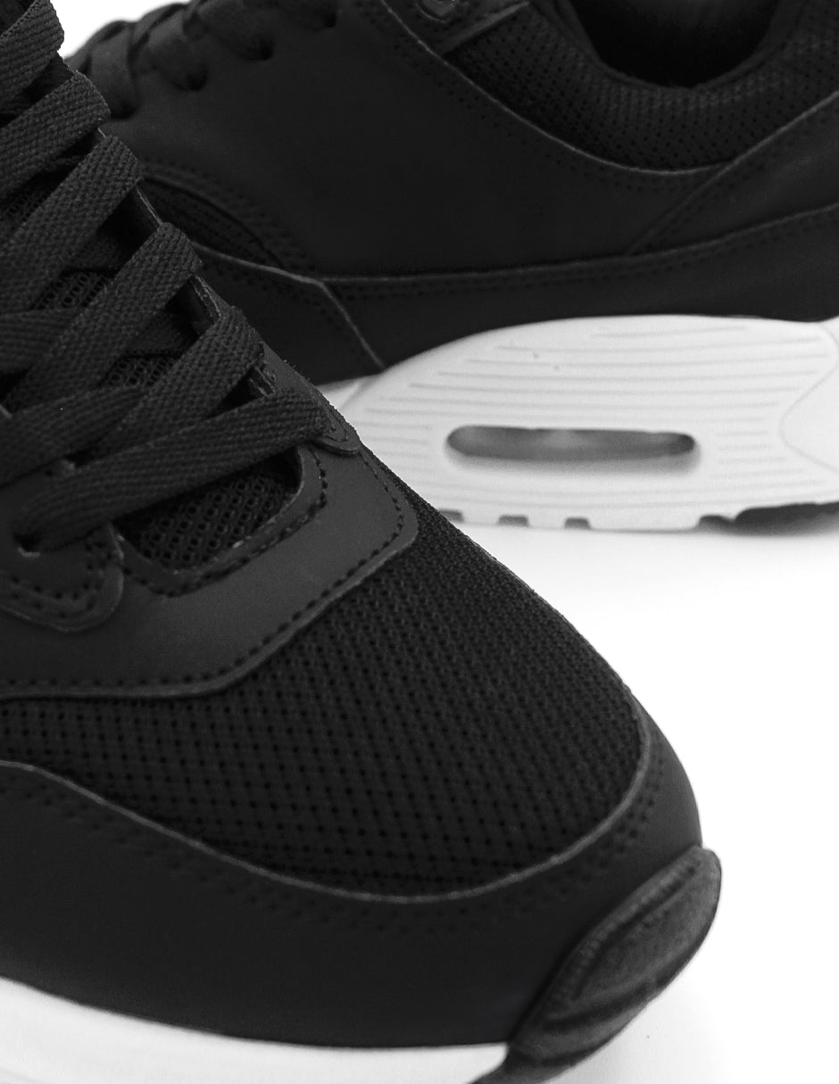 Tenis tipo deportivo  High Line en Textil - Negro