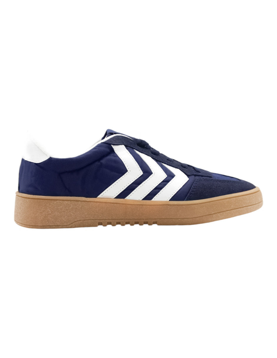 Tenis con cordones Sneaky en Textil - Azul