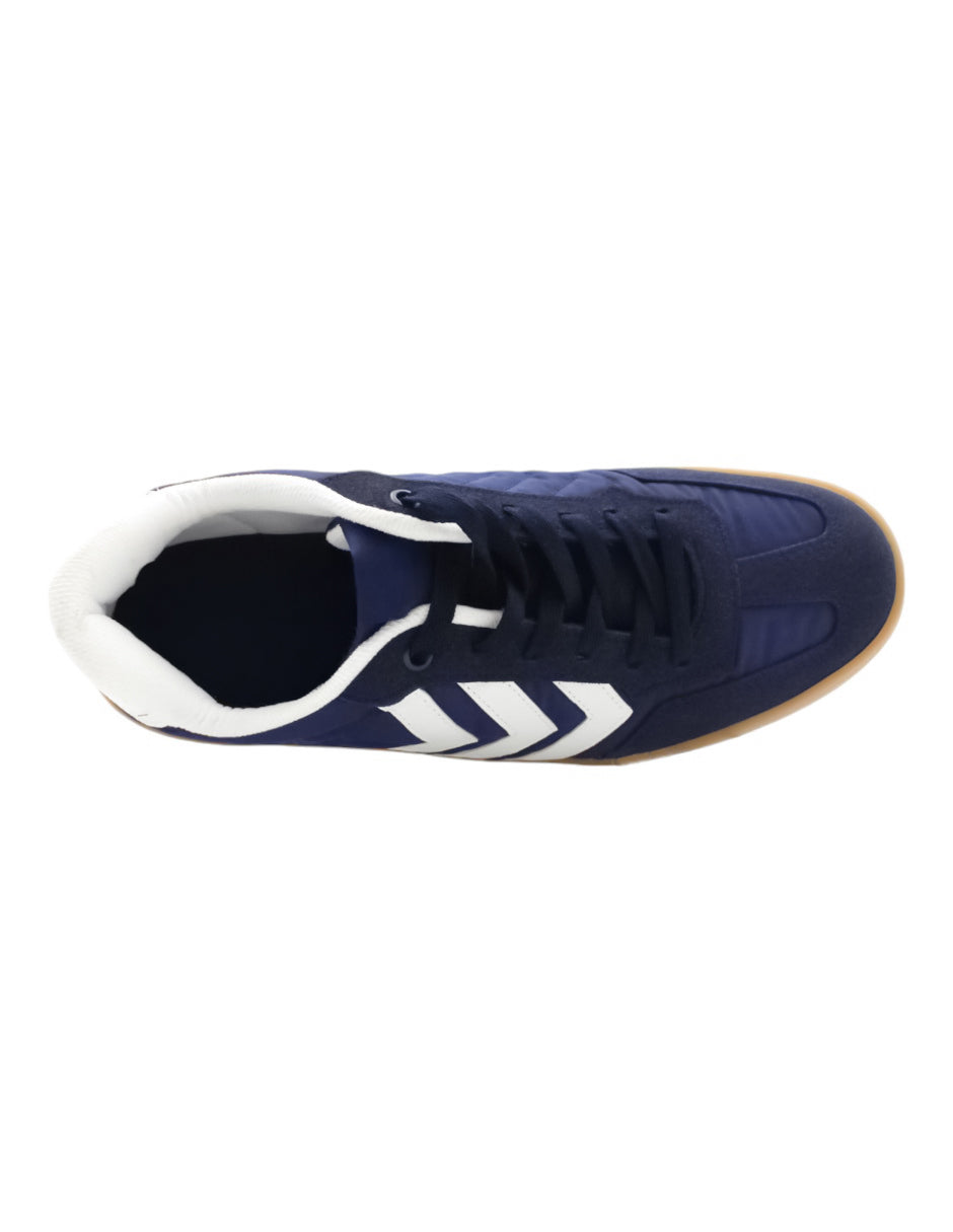 Tenis con cordones Sneaky en Textil - Azul