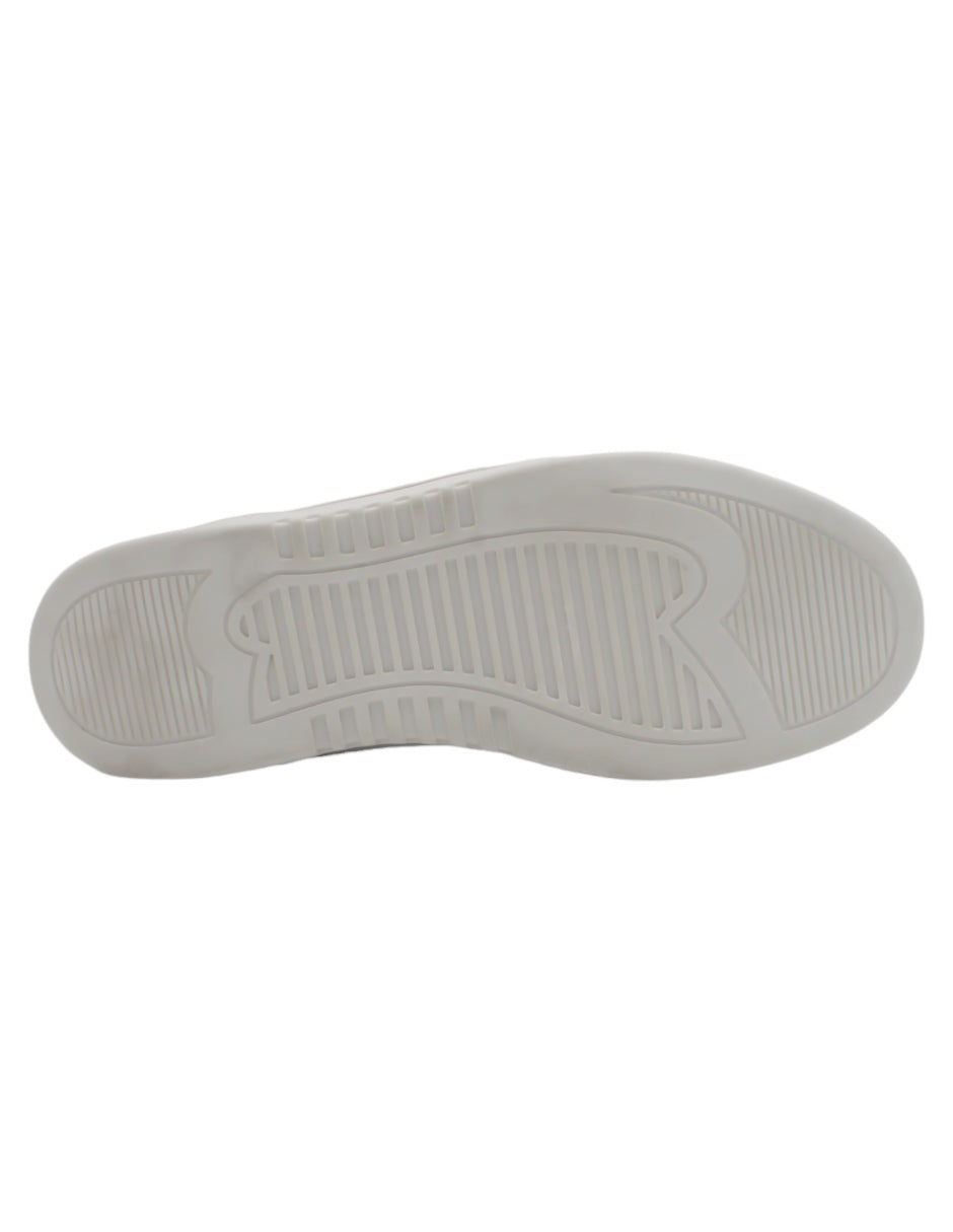 Tenis con cordones HIGH LINE en Piel vegana - Blanco