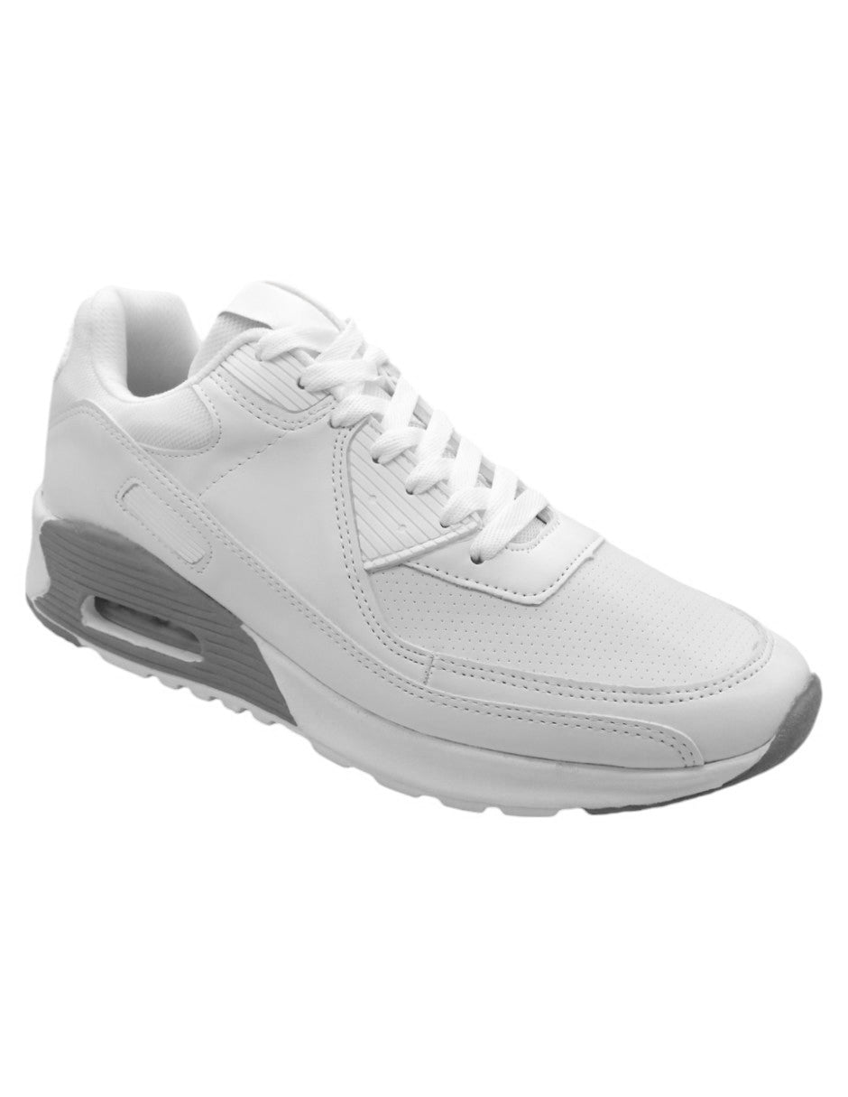 Tenis tipo deportivo Exterior Piel vegana Color Blanco Para Hombre De RBCOLLECTION