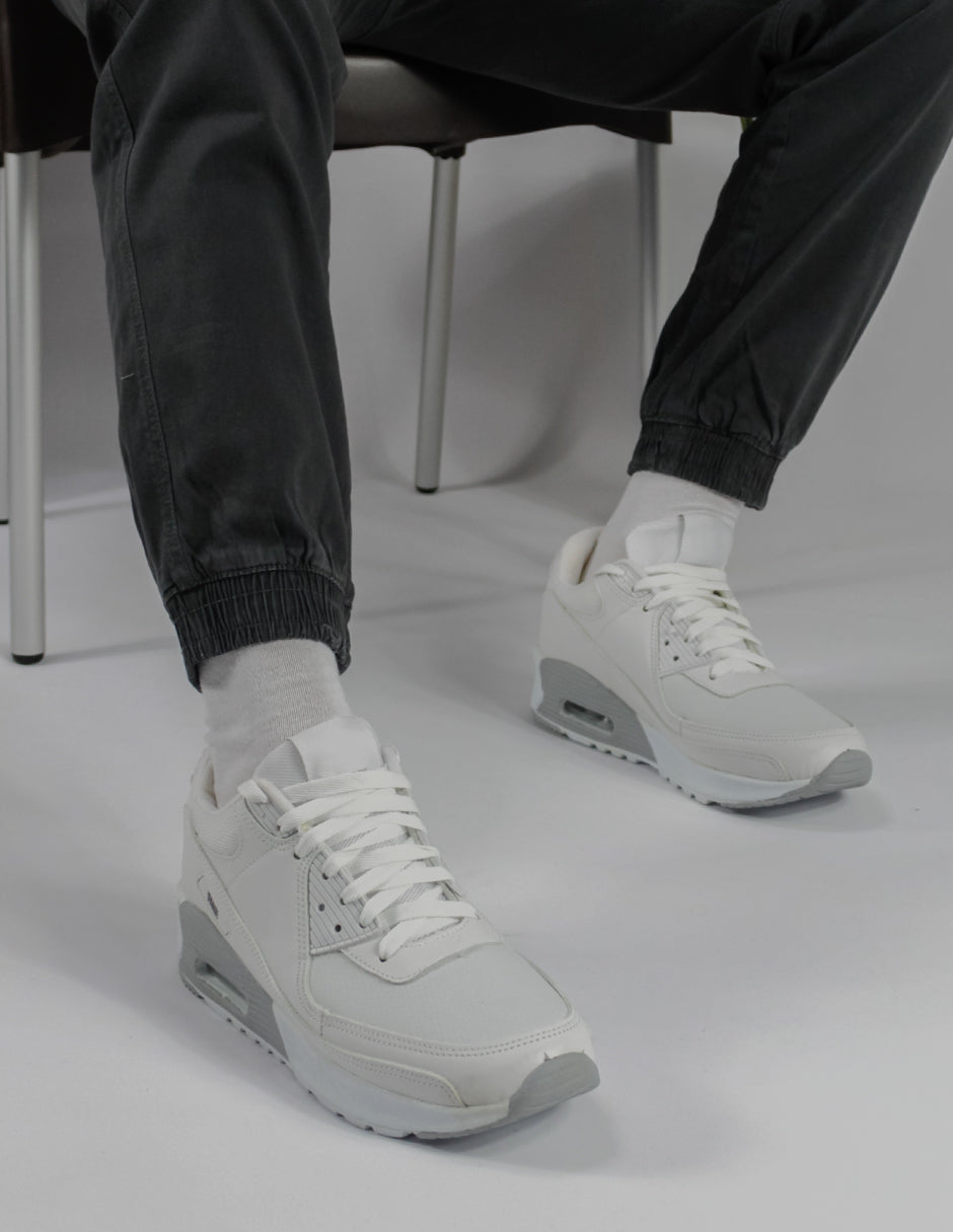 Tenis tipo deportivo  HIGH LINE en Piel vegana - Blanco