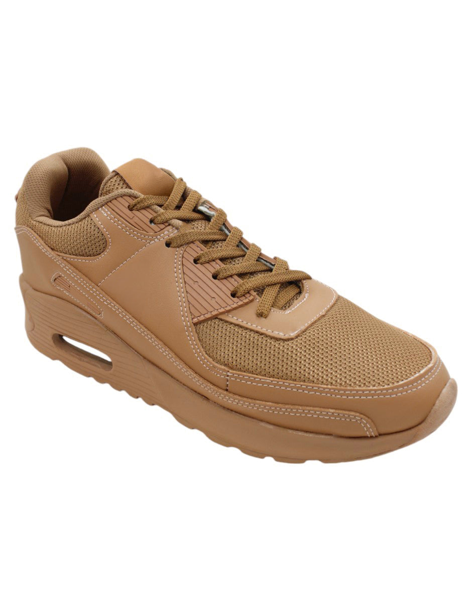 Tenis tipo deportivo Exterior Textil Color Café Para Hombre De RBCOLLECTION