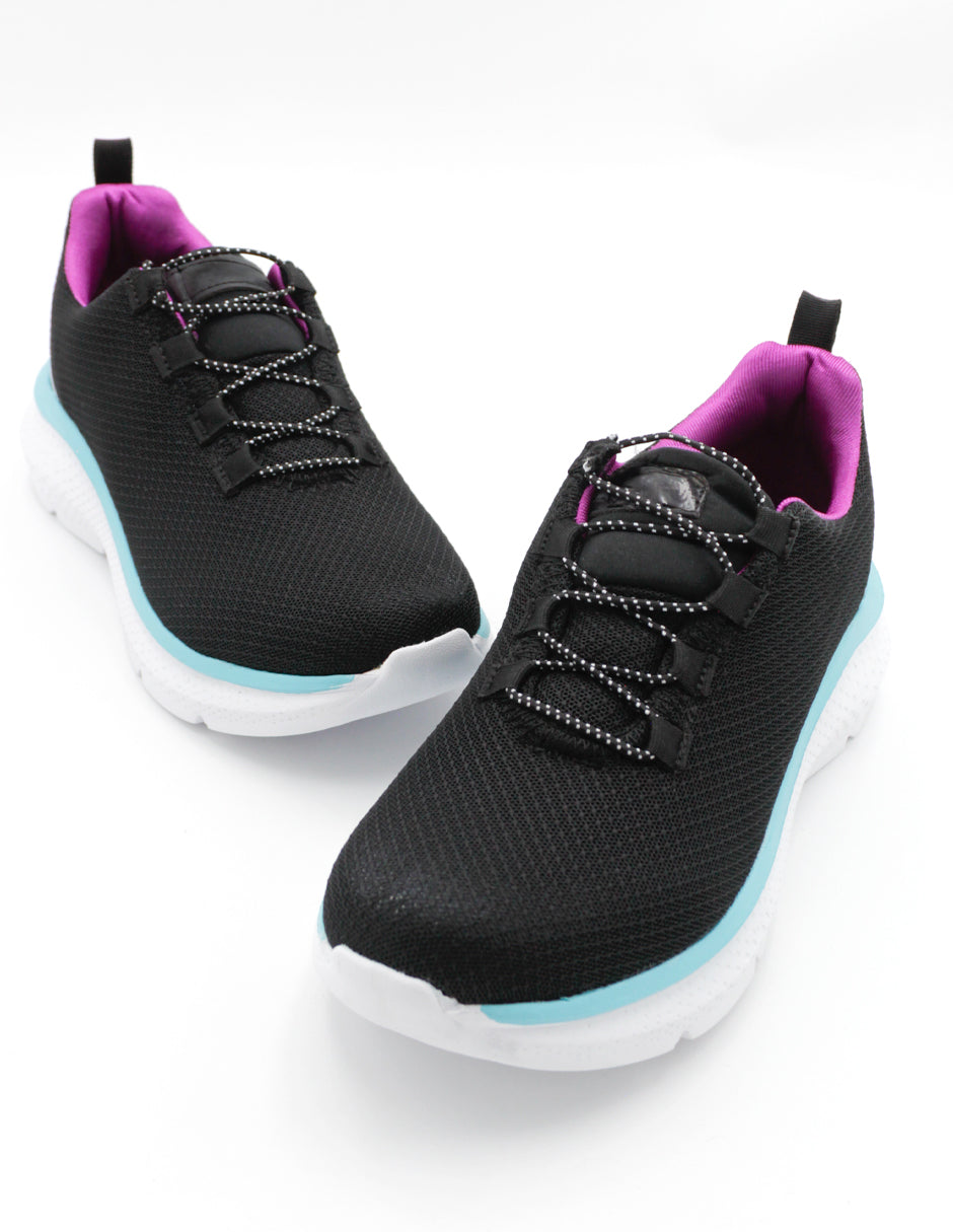 Tenis para correr High Line en Textil - Negro