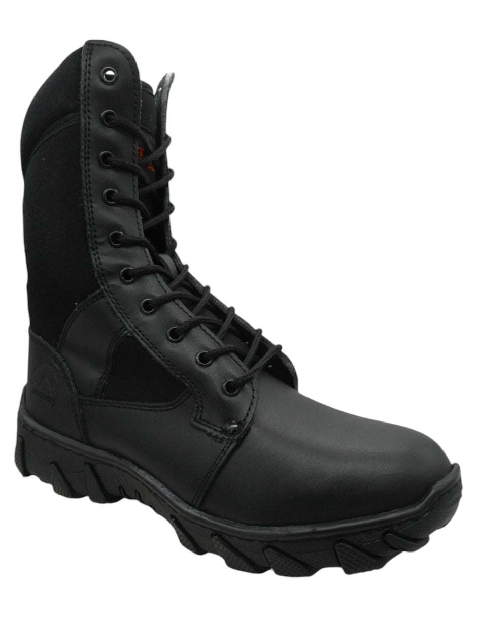 Botas industriales Exterior Piel vegana Color Negro Para Hombre De RBMOVE