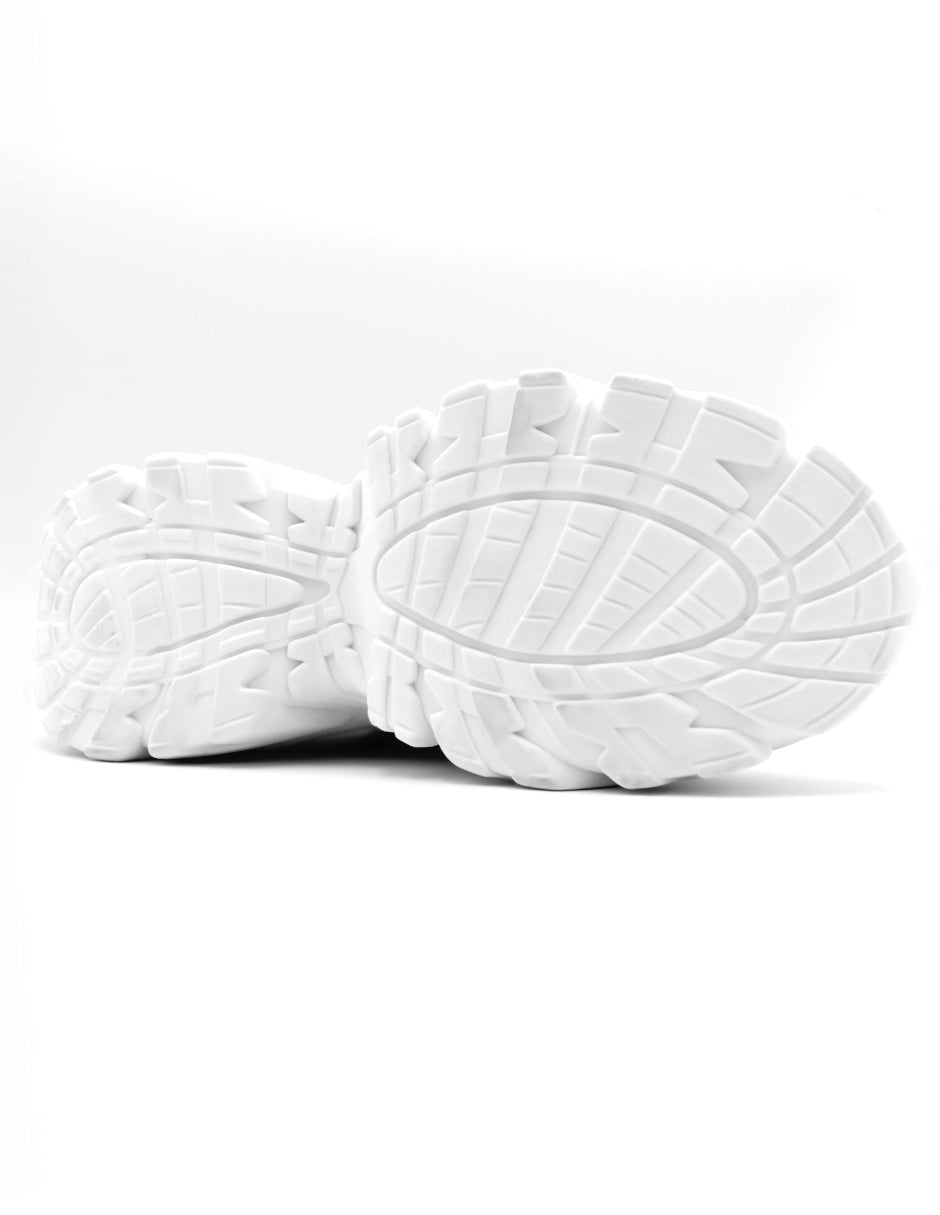 Tenis tipo deportivo   Girly en Piel Vegana  - Blanco