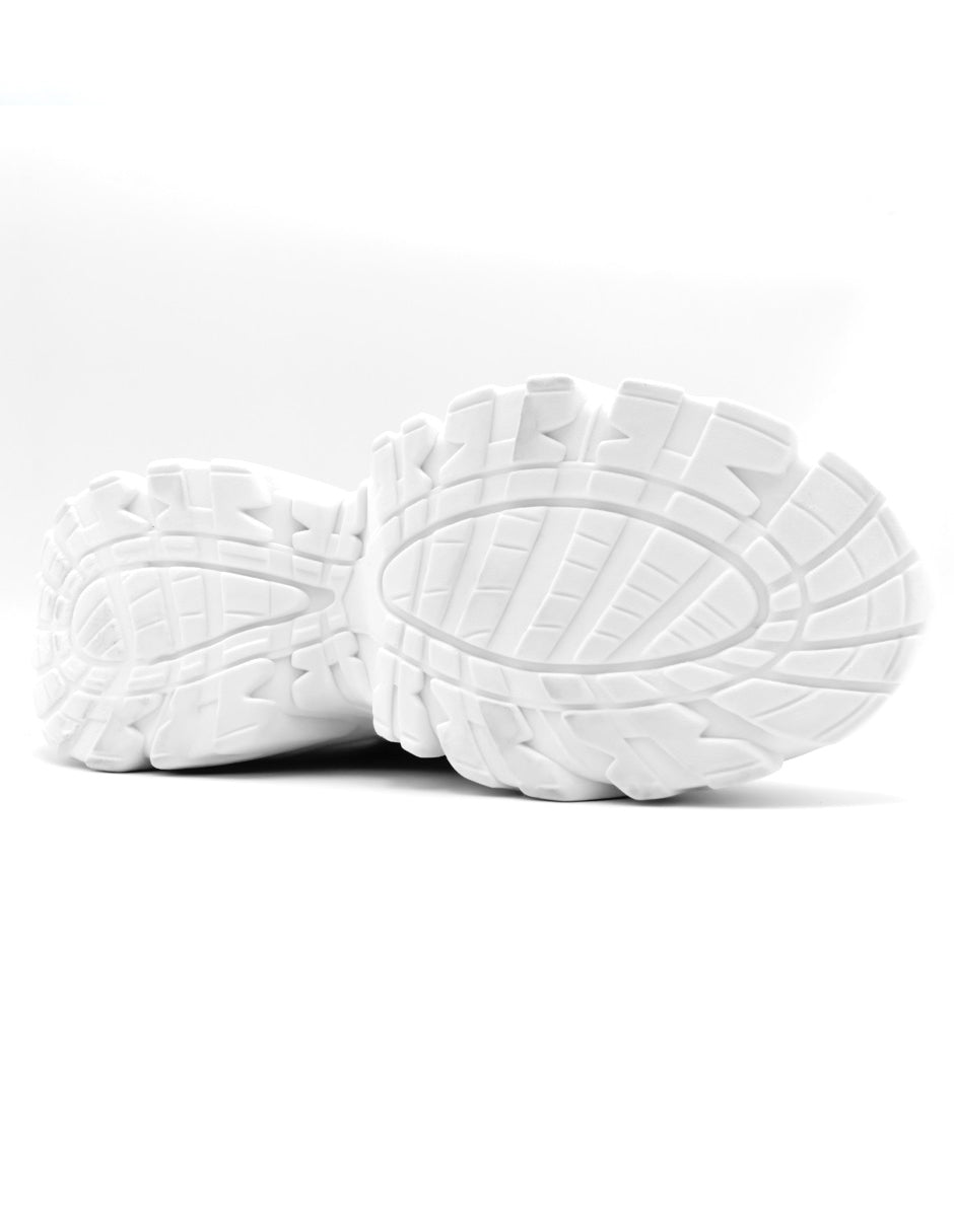 Tenis tipo deportivo   Girly en Piel Vegana  - Azul
