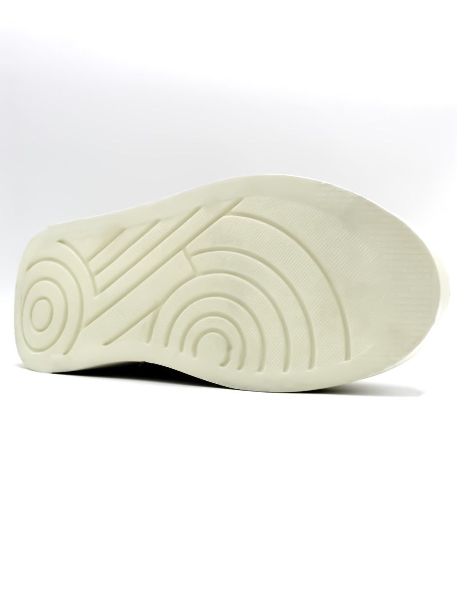 Tenis con cordones  S&C en Piel Vegana  - Beige