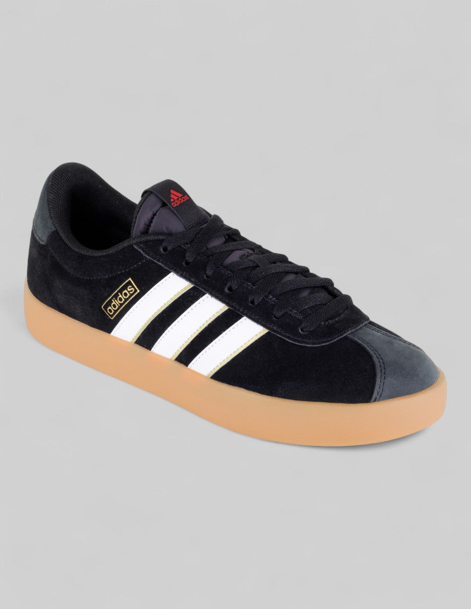 Tenis con cordones  VL Court 3.0 en Piel  – Negro