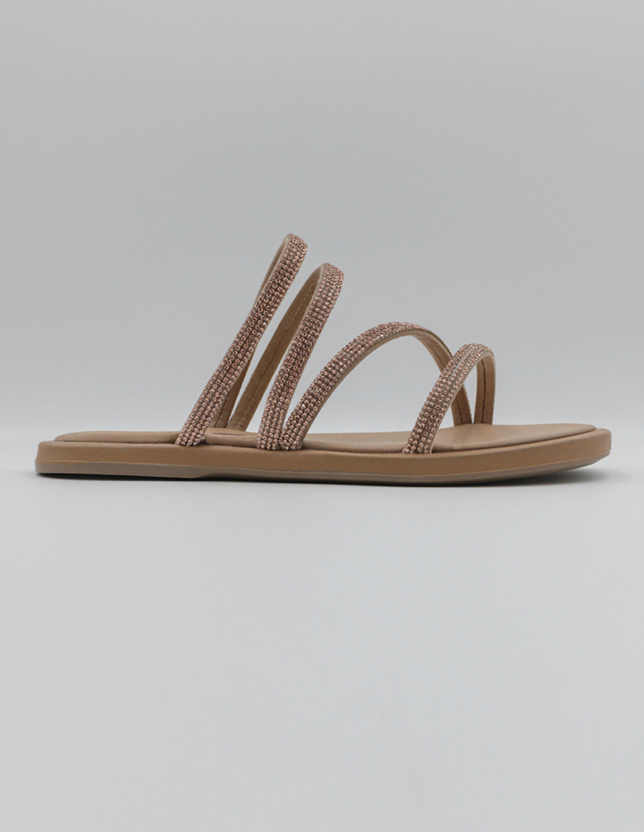 Sandalias de piso Daily  en Textil – Beige