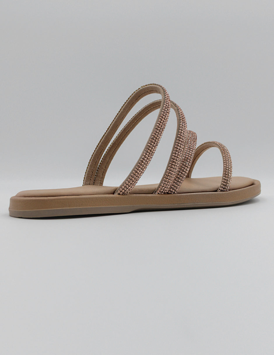 Sandalias de piso Daily  en Textil – Beige