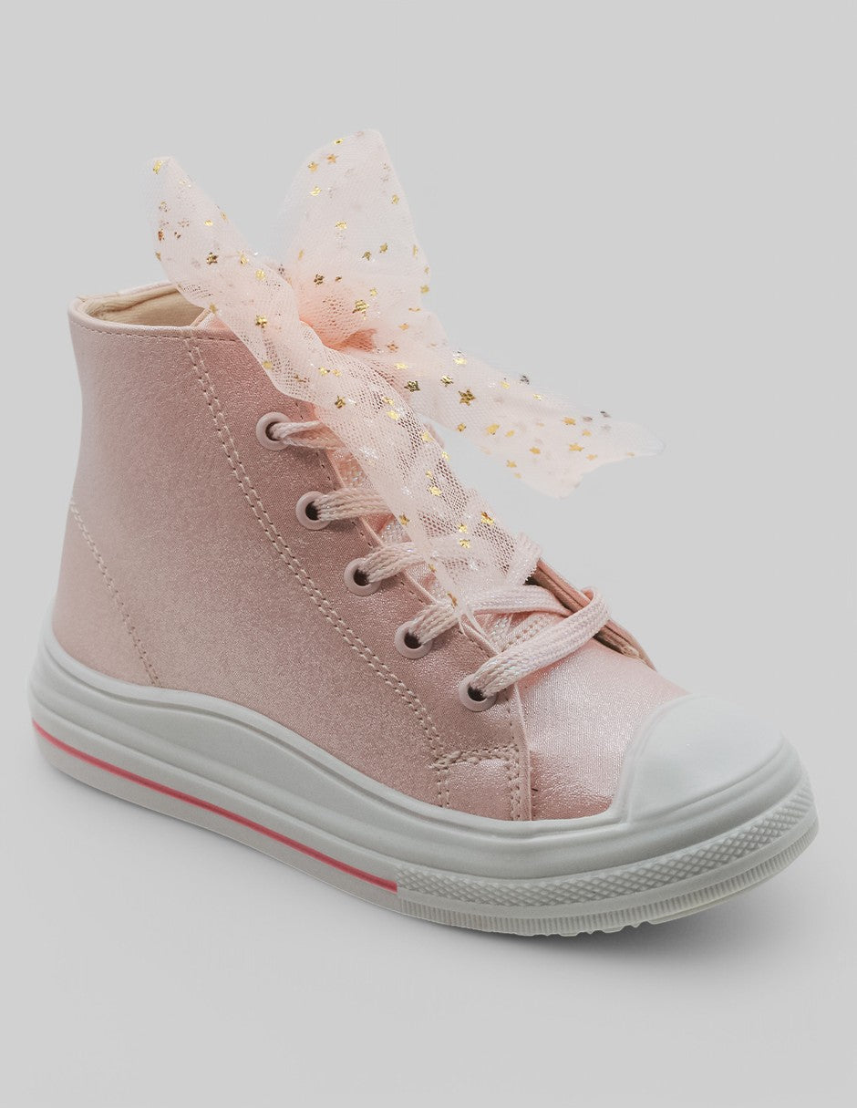 Tenis Exterior Sintético Color Rosa Para Niña De RBCOLLECTION