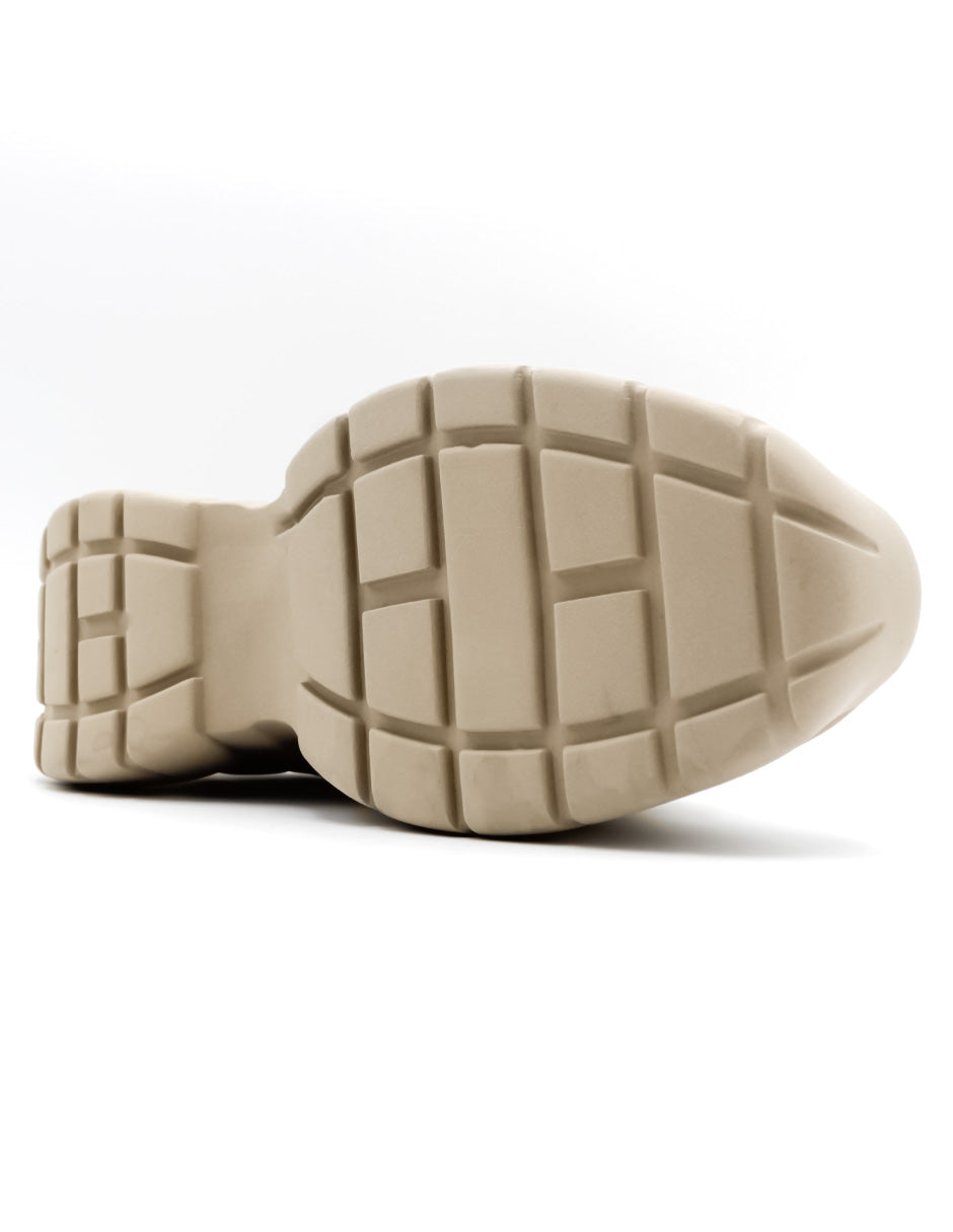 Tenis tipo deportivo   Take en Piel Vegana  - Beige
