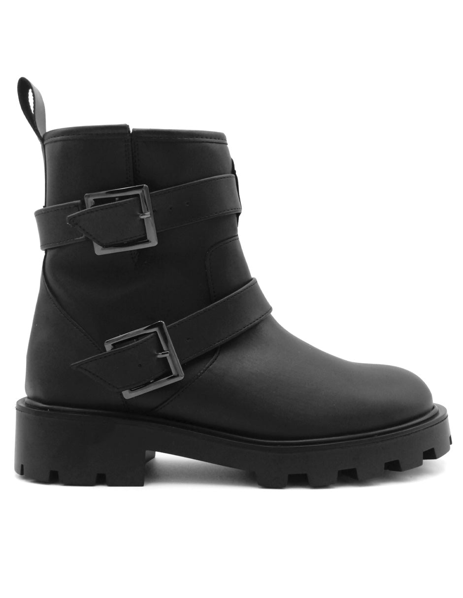 Botas casuales Bike en Piel Vegana - Negro