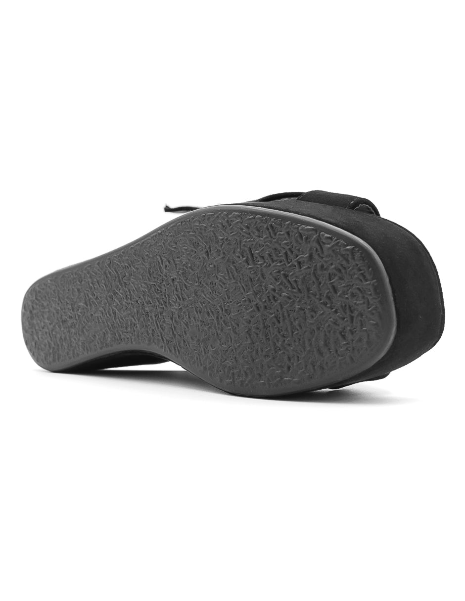 Sandalias con plataforma  en Gamuza sintética - Negro