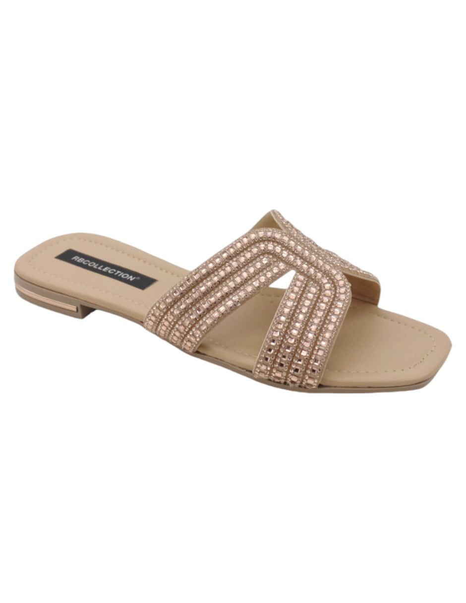 Sandalias de piso Exterior Sintético Color Rosa Para Mujer De RBCOLLECTION