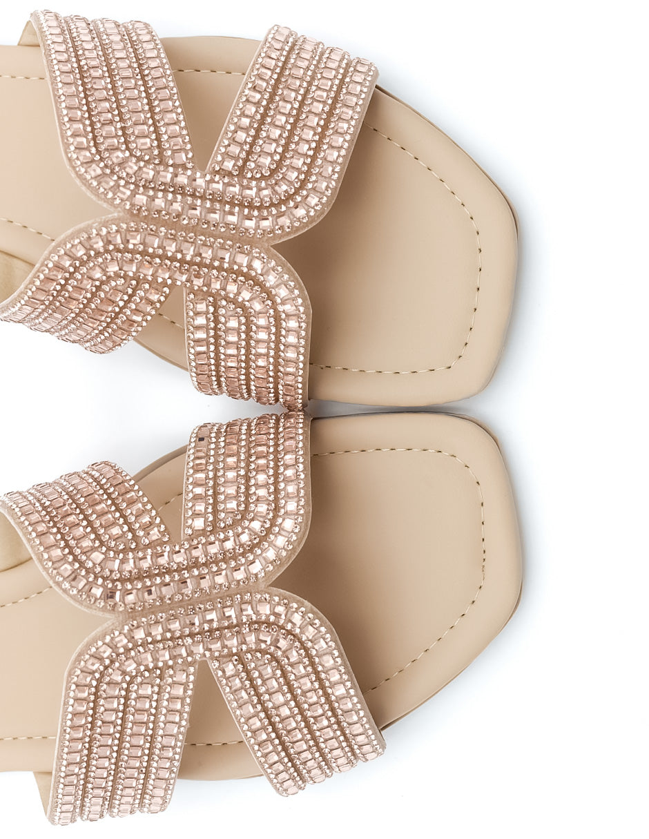 Sandalias de piso  en Sintético - Rosa