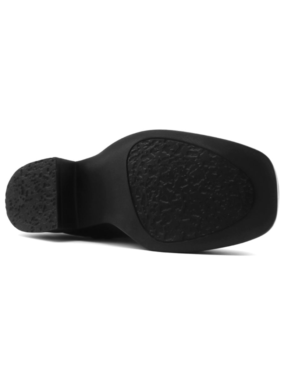 Botas casuales Bike en Piel Vegana - Negro