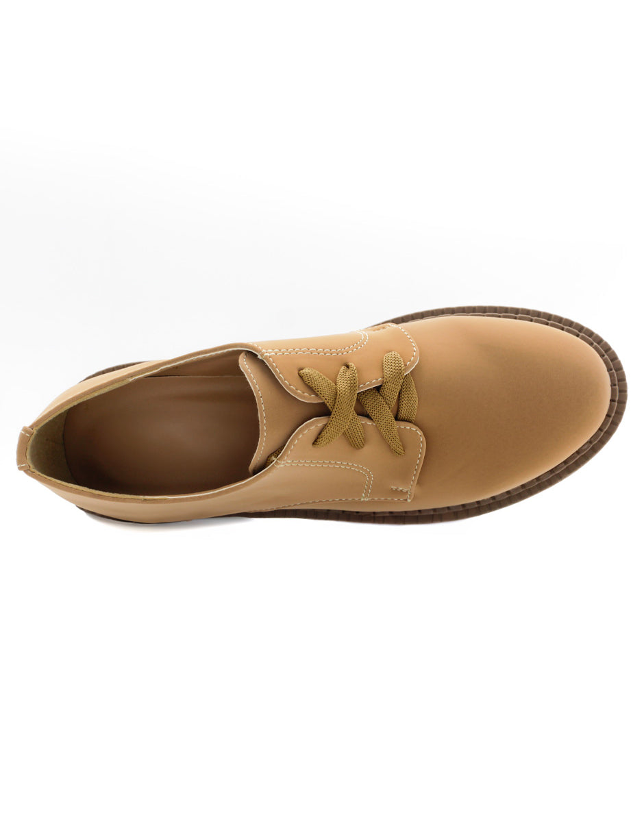 Oxfords Durda en Sintético - Café