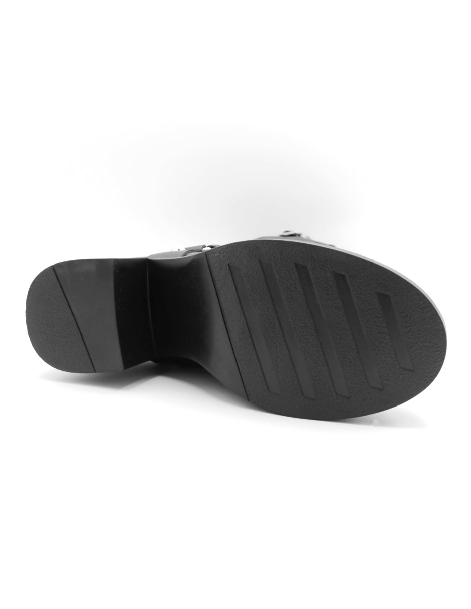 Botas Altas Bike en Piel vegana – Negro