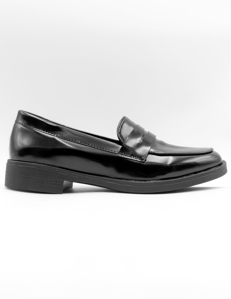 Mocasines en Charol - Negro