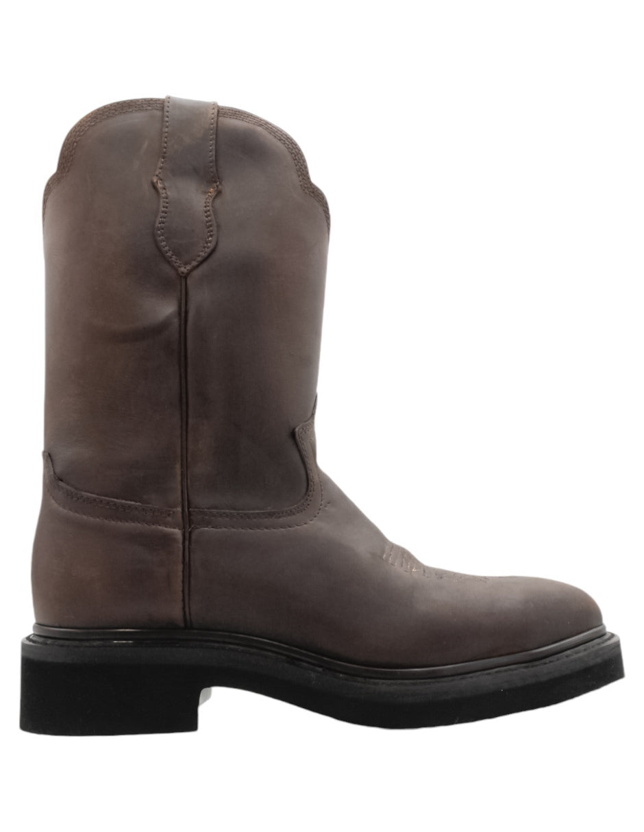 Botas tipo western  en Piel - Café