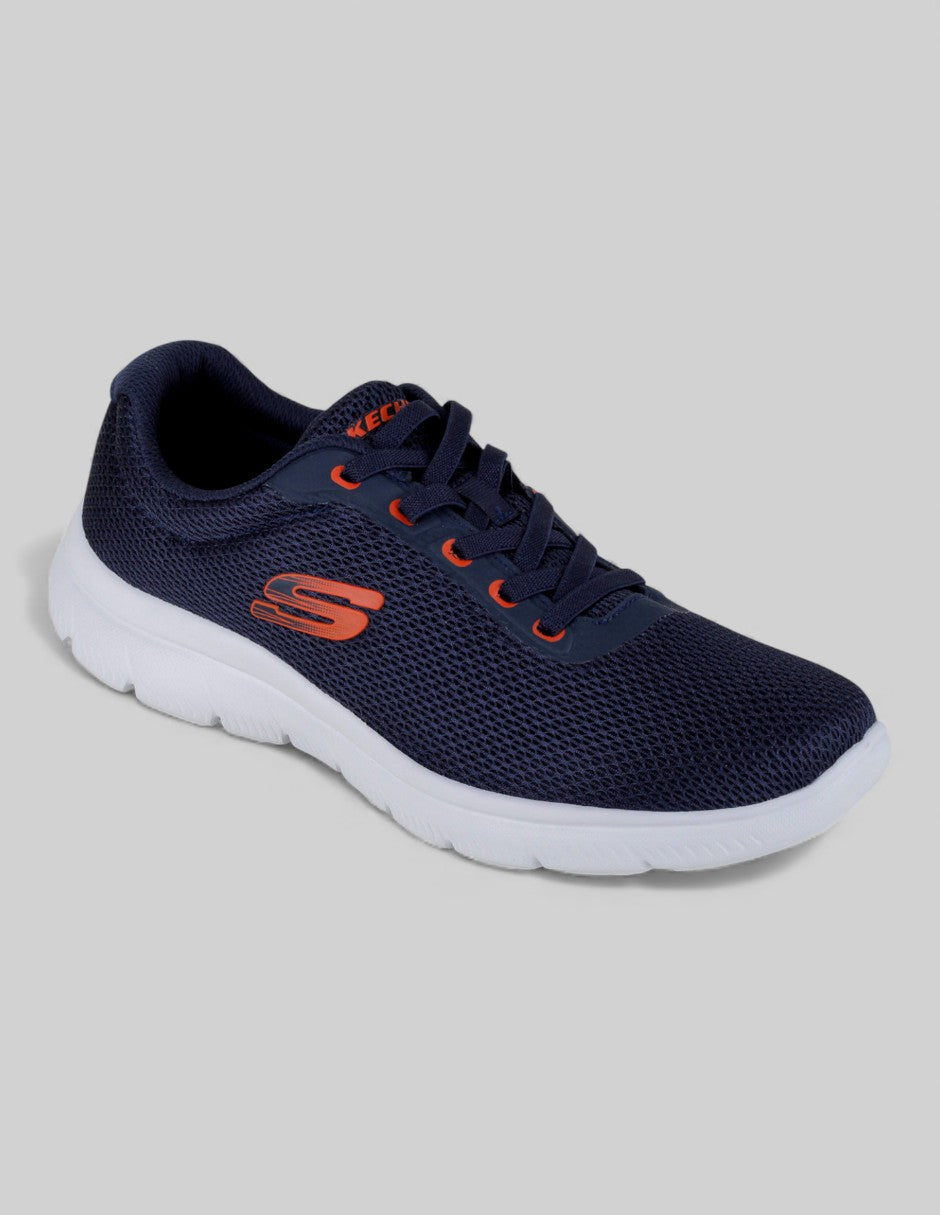 Tenis para entrenamiento  2120005nvy en Textil – Azul