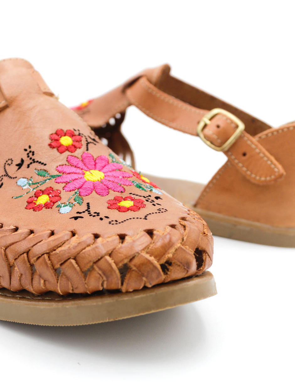 Sandalias de piso RBSOUL en Piel Vegana - Café