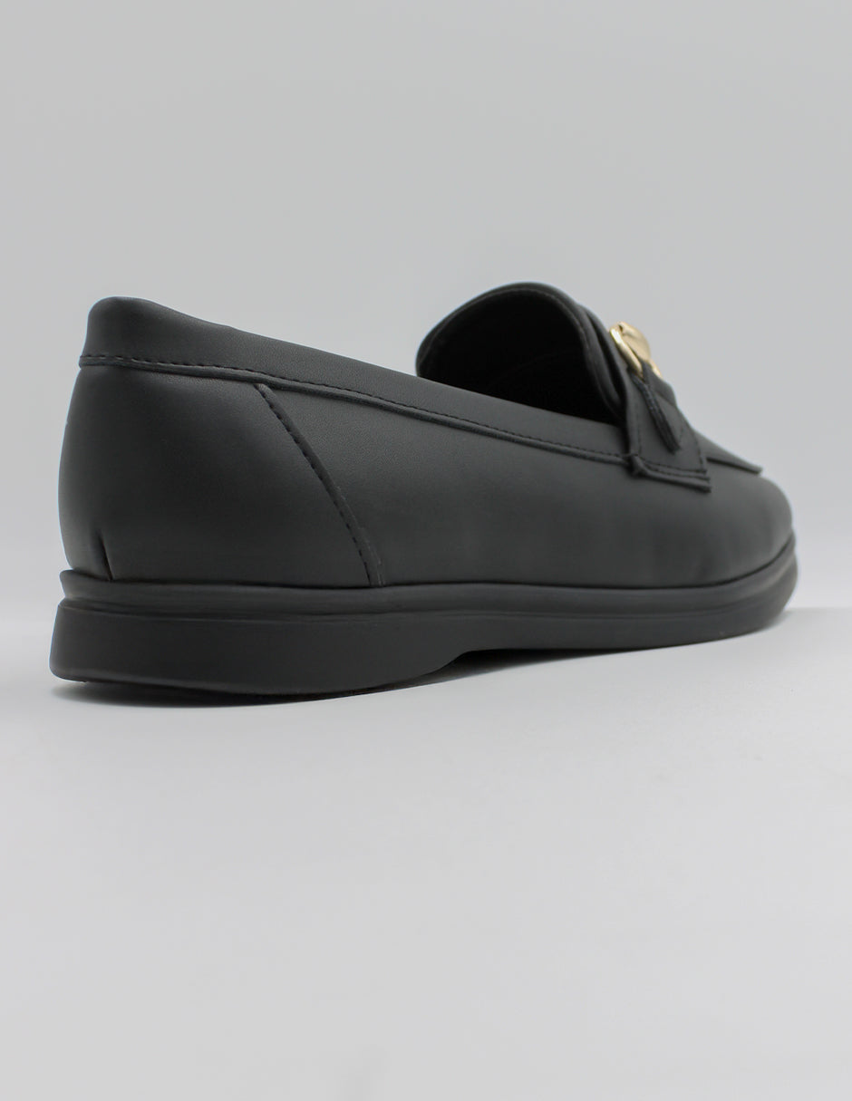 Mocasines Italy en Piel vegana – Negro