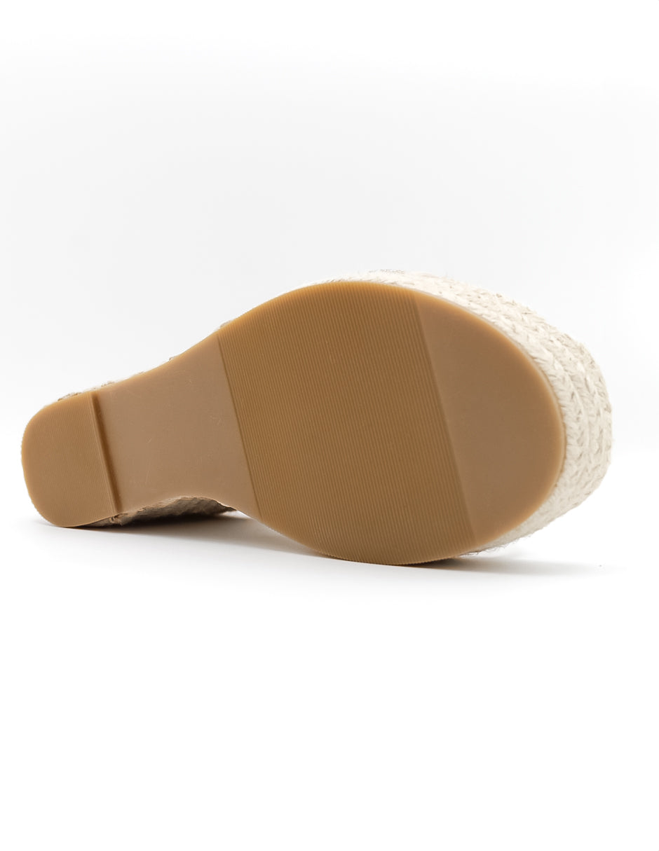Sandalias con plataforma  en Sintético – Beige
