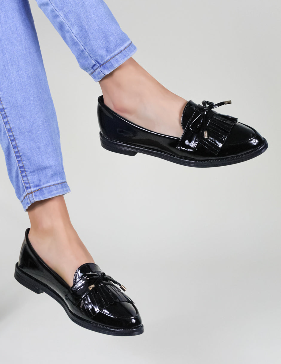 Loafers en Charol - Negro