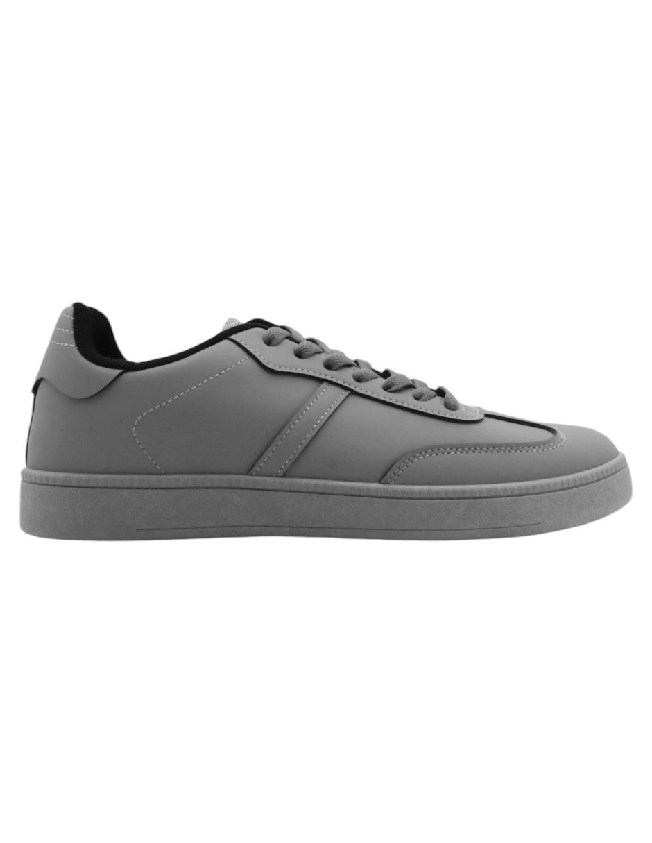 Tenis con cordones Sneaky en Piel vegana - Gris