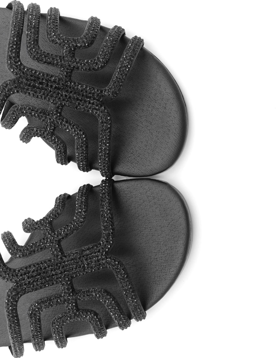 Sandalias de piso  en Sintético - Negro